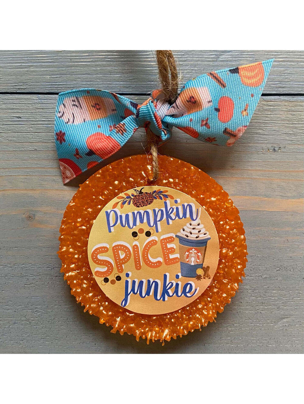 Funky Freshies Pumpkin Spice Junkie Fall Car Freshie